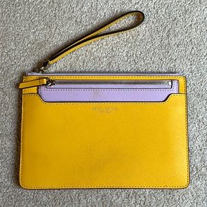 2 in 1 henri bendel leather clutch